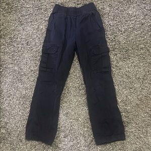 Children’s Place Boys Navy Cargo Pants Size 10 – Pull-On, Adjustable Waist